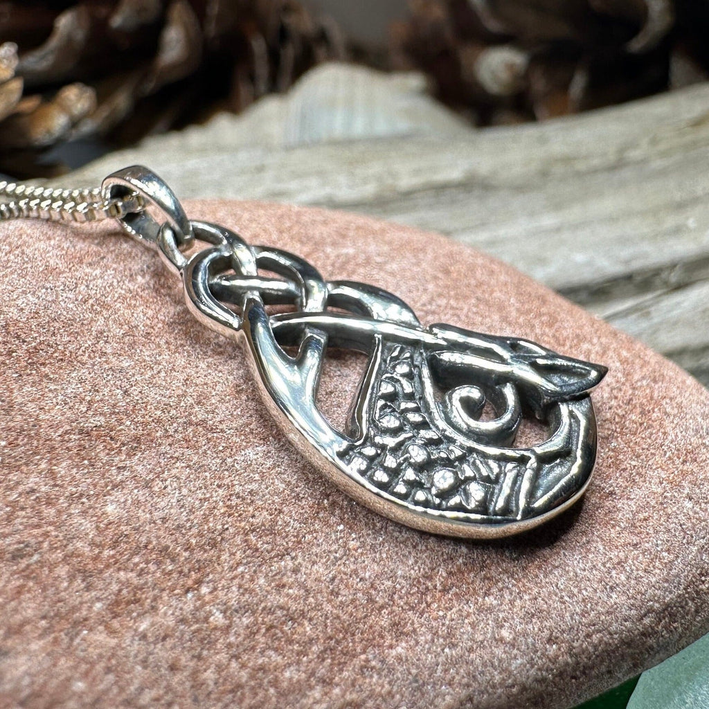 Muirgen Celtic Dragon Necklace