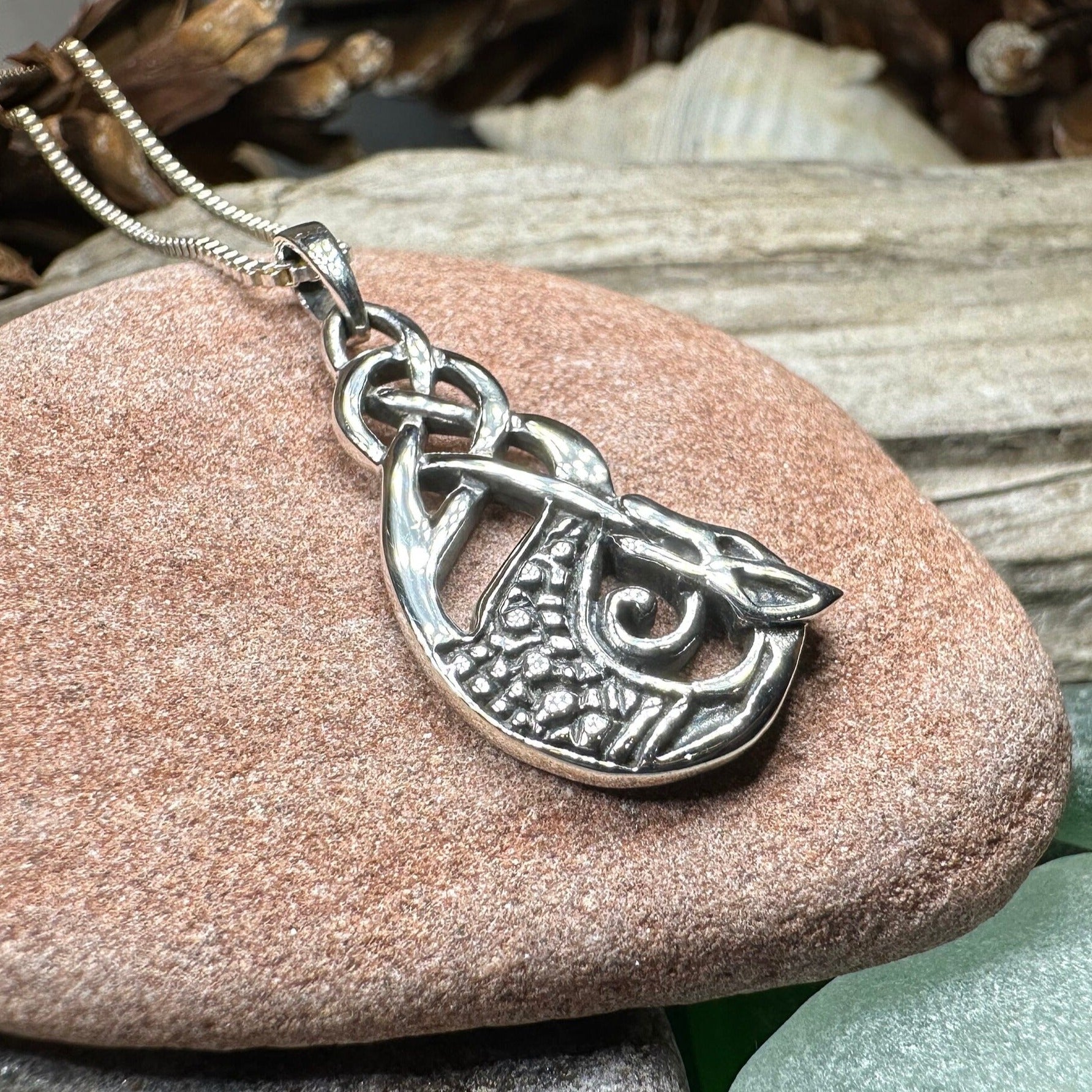 Muirgen Celtic Dragon Necklace