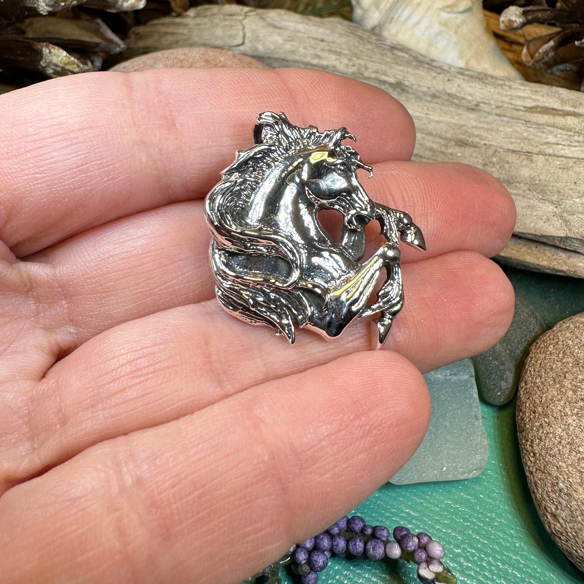 Wild at Heart Horse Necklace