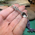 Welsh Celtic Heart Love Spoon Brooch