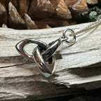 Three Demensional Trinity Knot Necklace