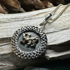 Welsh Dragon Celtic Necklace