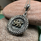Welsh Dragon Celtic Necklace