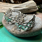 Laretta Celtic Hoop Earrings