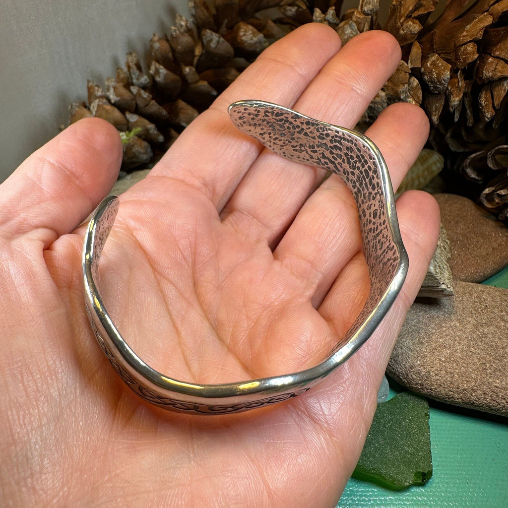 Celtic Wave Pewter Bracelet