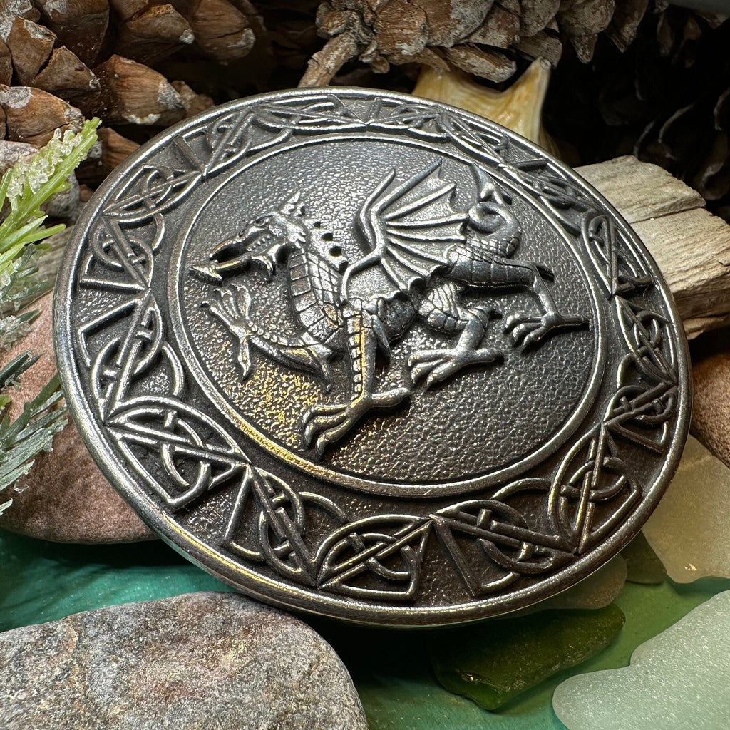 Large Welsh Dragon Brooch
