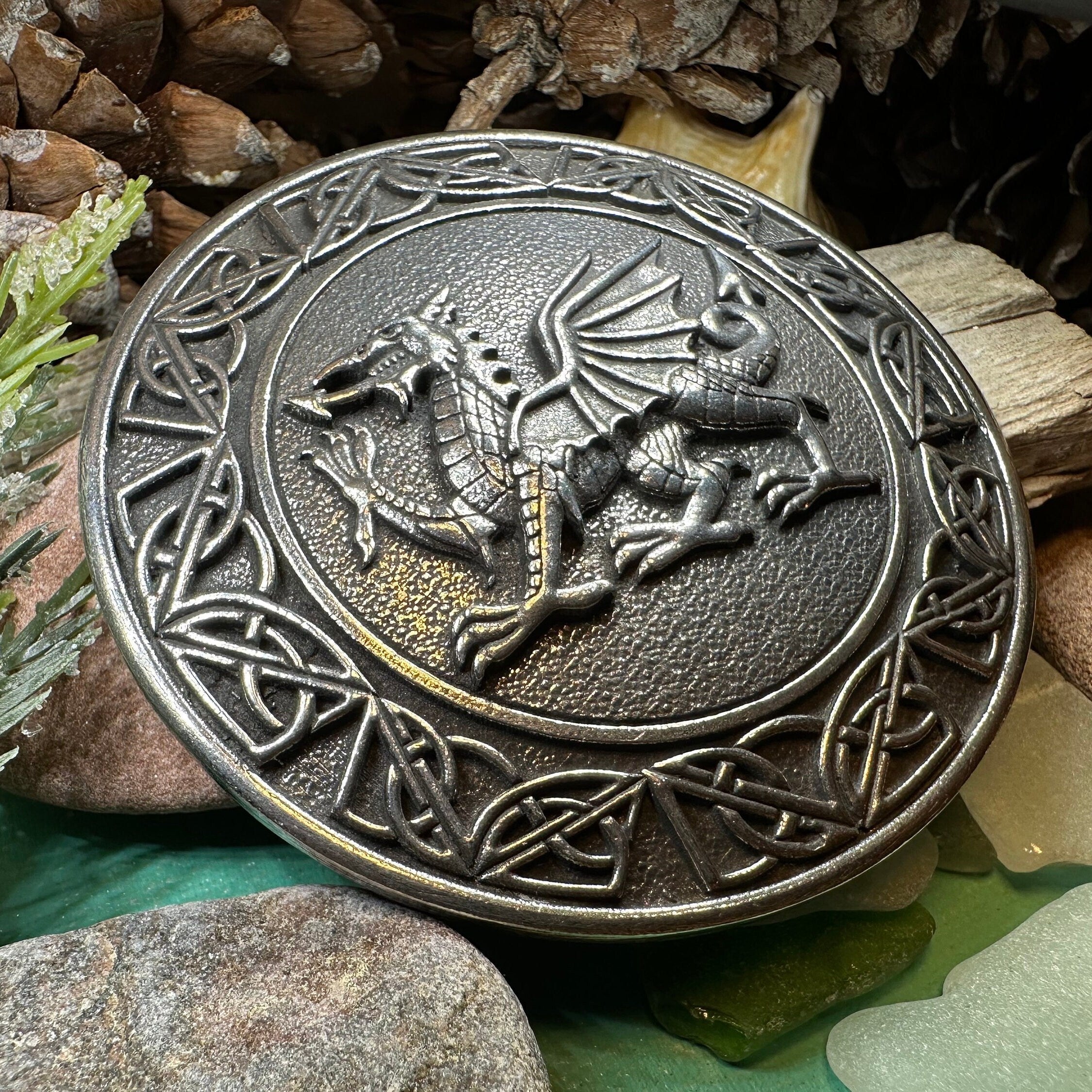Large Welsh Dragon Brooch