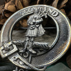 Bagpiper Scotland Brooch