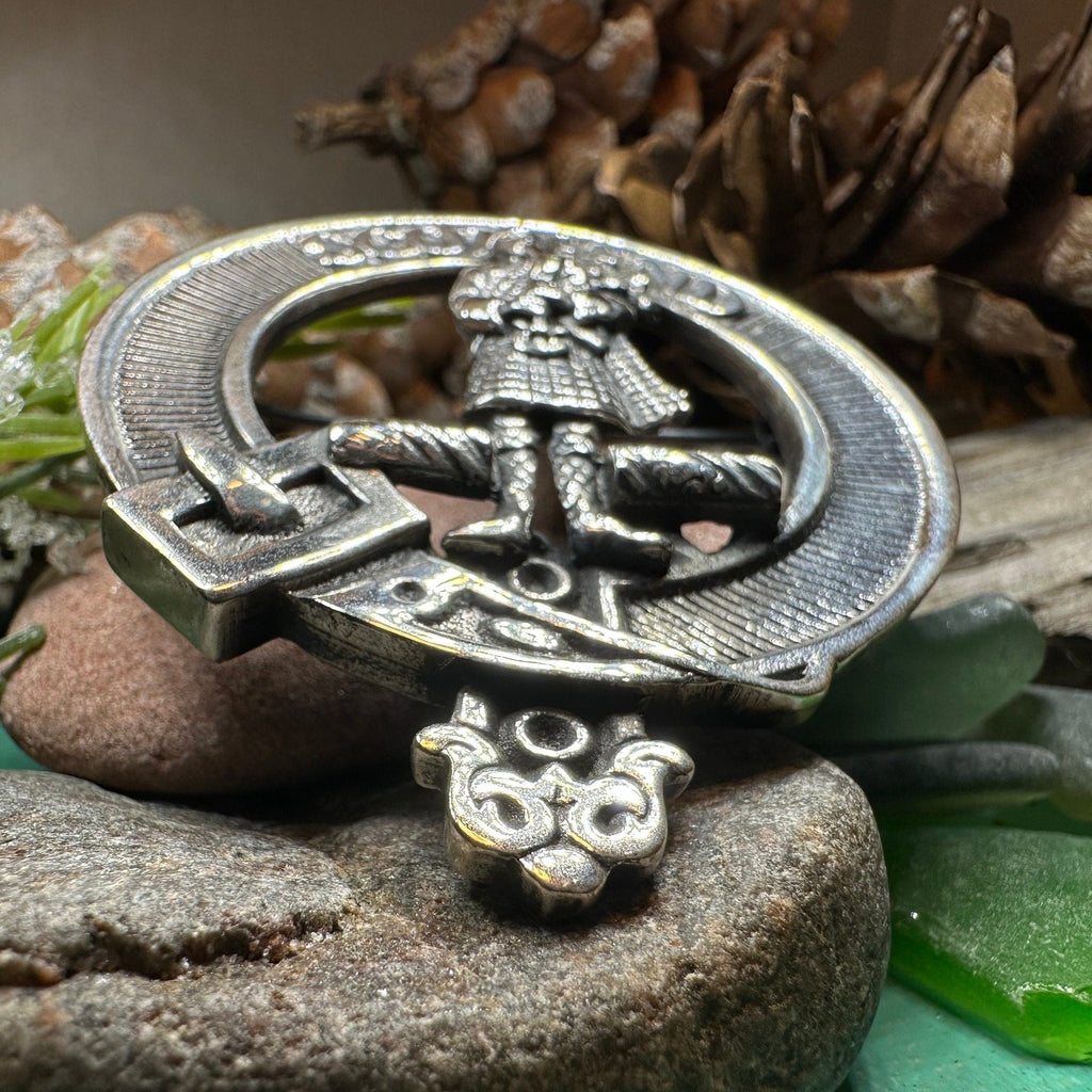 Bagpiper Scotland Brooch