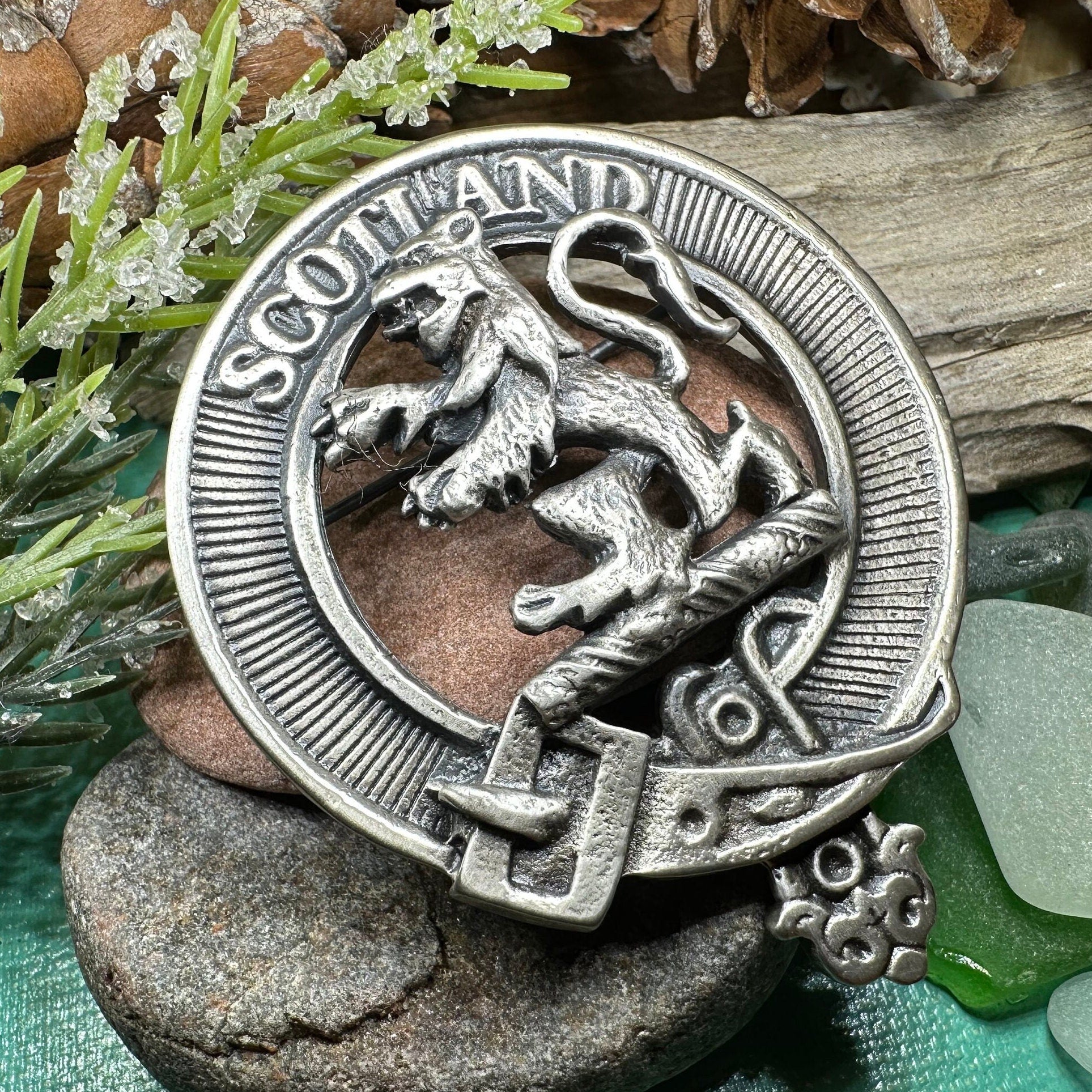 Scotland Lion Brooch