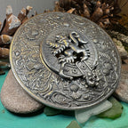 Royal Lion and Thistle Plaid Brooch