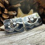 Traditional Claddagh Cuff Links