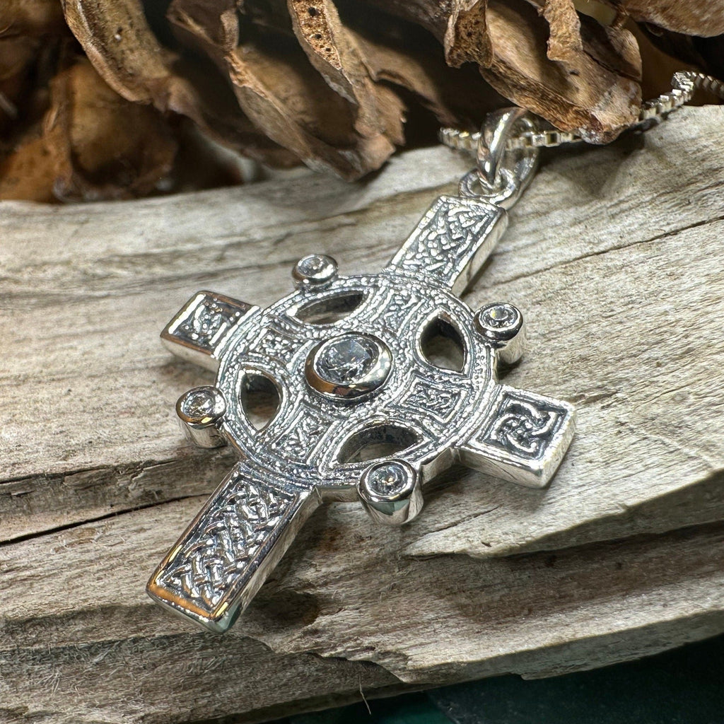 Scottish Iona Celtic Cross Necklace
