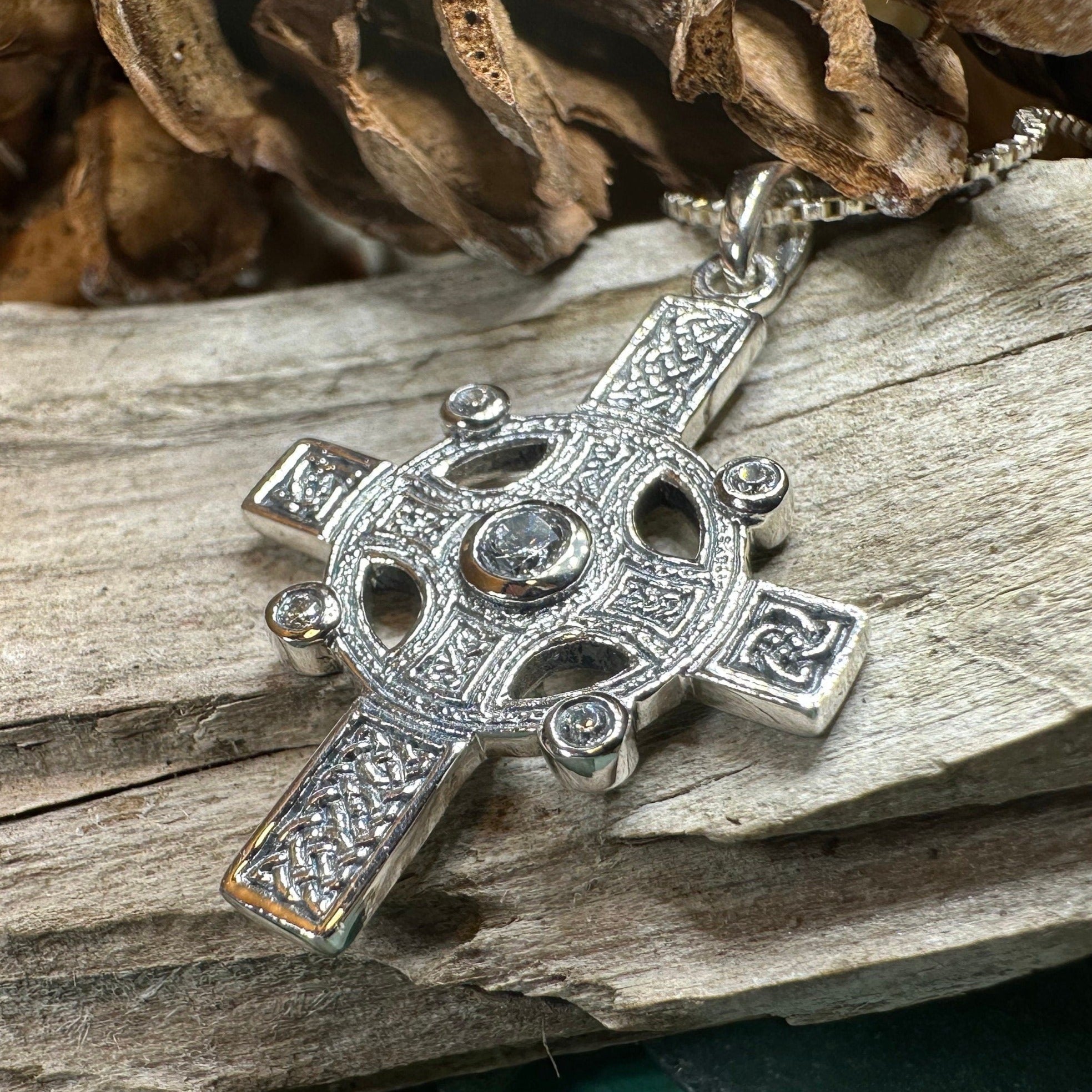 Scottish Iona Celtic Cross Necklace
