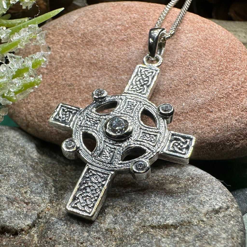 Scottish Iona Celtic Cross Necklace