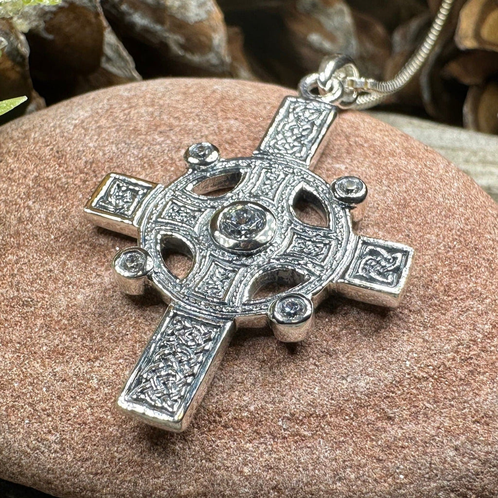 Scottish Iona Celtic Cross Necklace