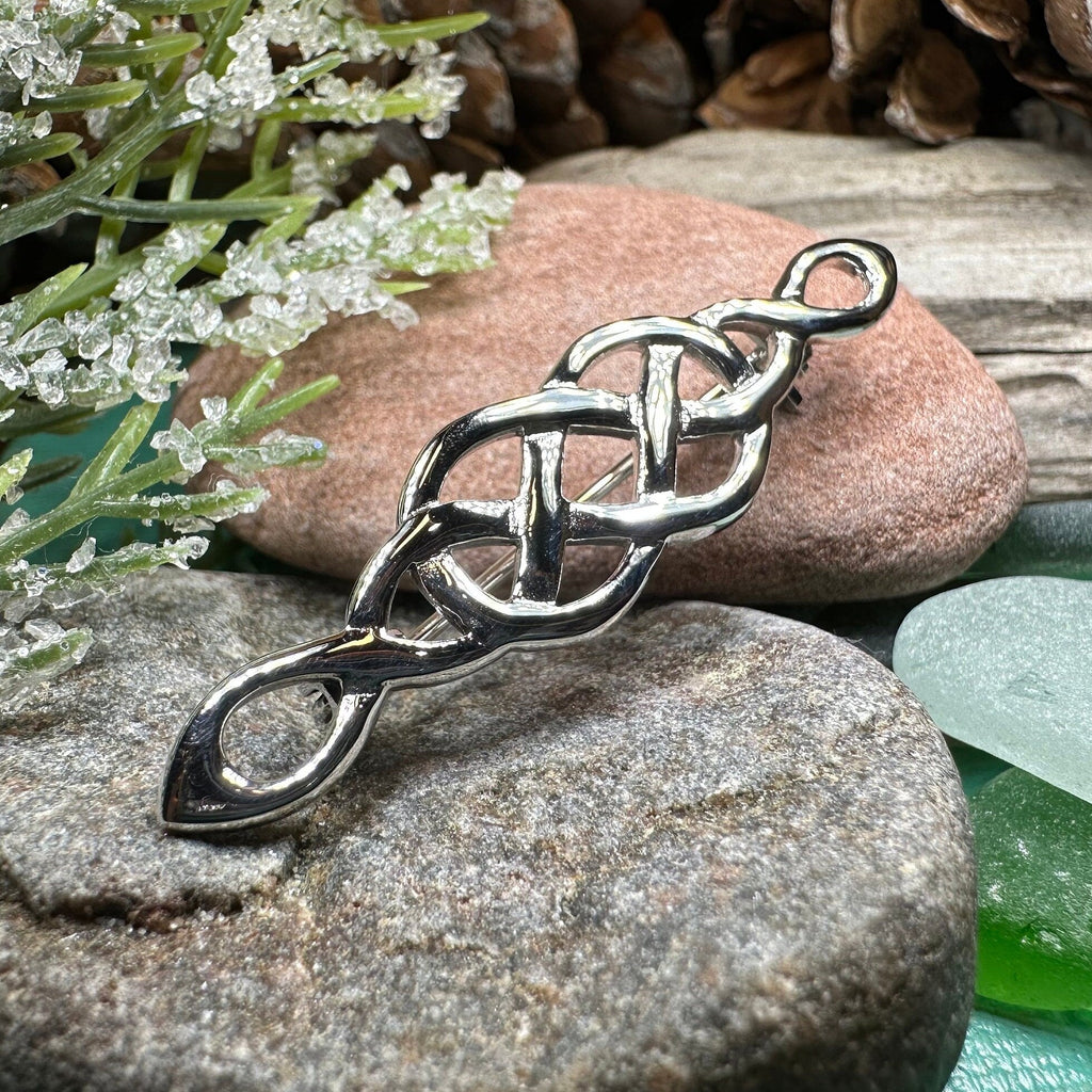 Volunti Celtic Knot Bar Brooch