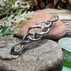 Volunti Celtic Knot Bar Brooch