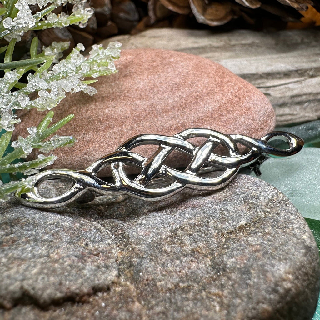 Volunti Celtic Knot Bar Brooch