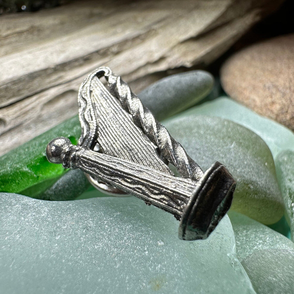 Irish Harp Lapel Pin