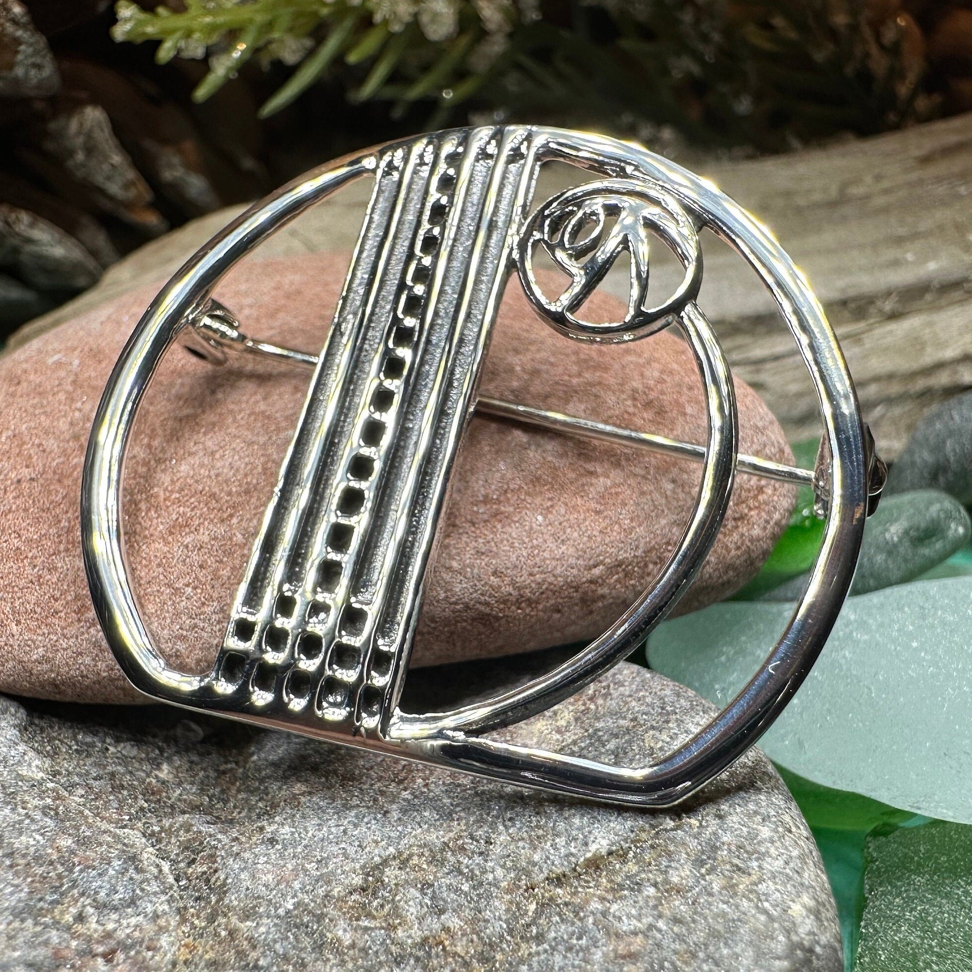 Myra Scottish Mackintosh Rose Brooch