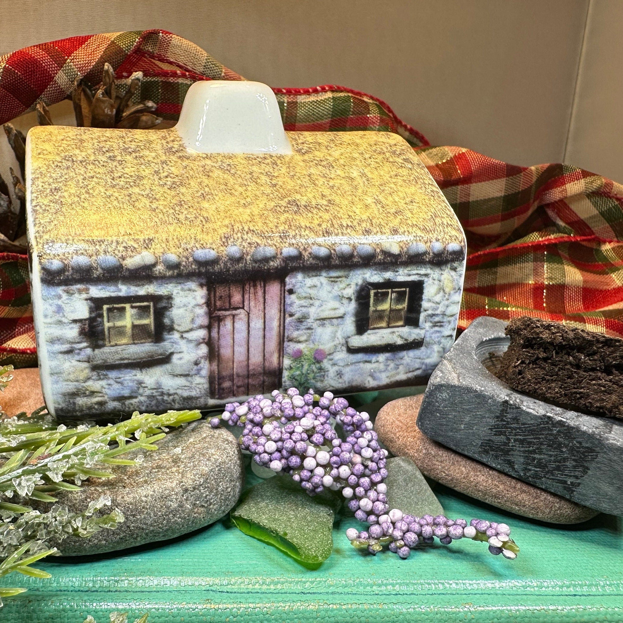 Scottish Cottage Turf Incense Burner