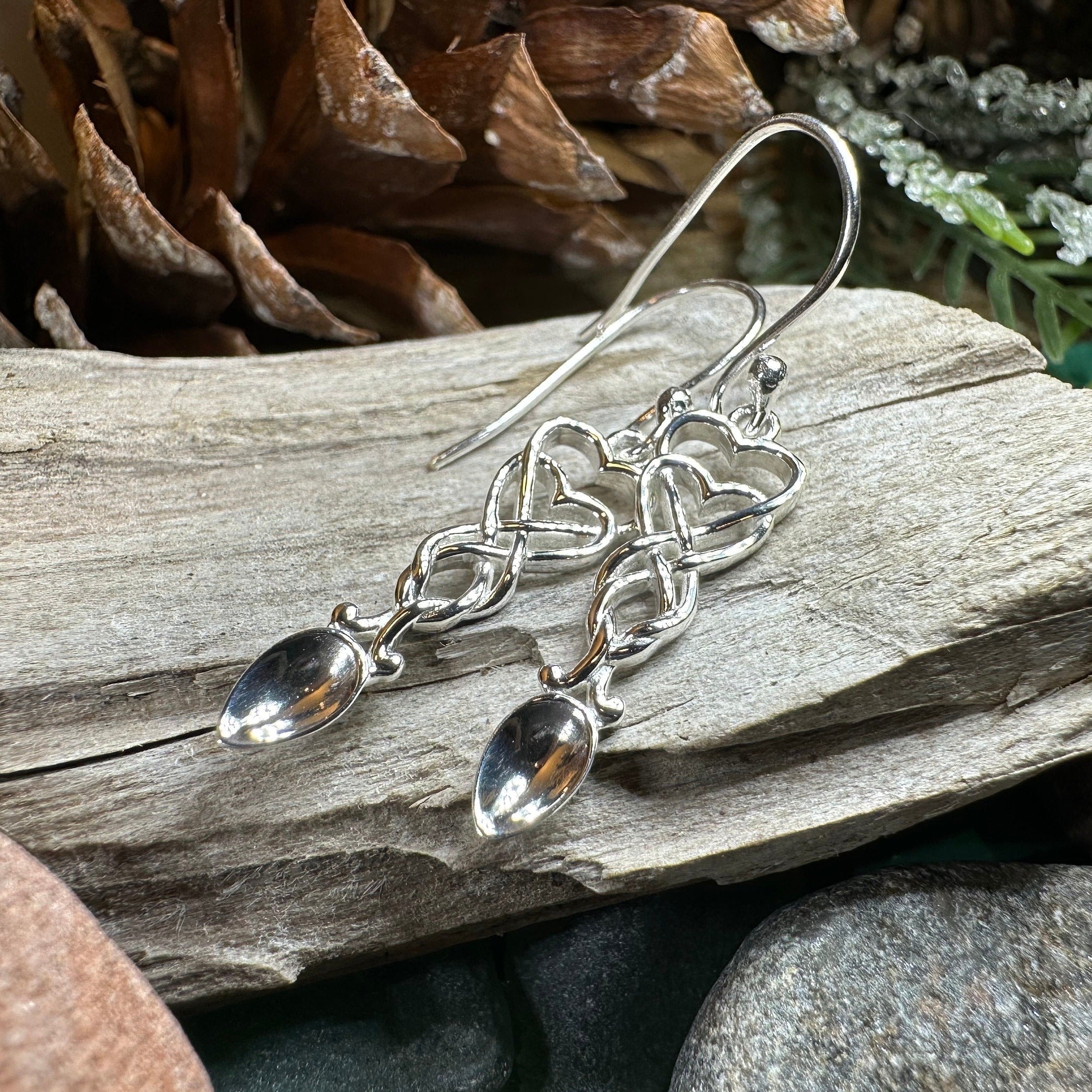 Welsh Love Spoon Earrings