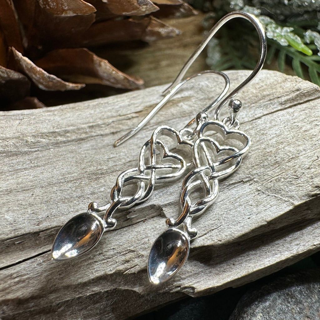 Welsh Love Spoon Earrings