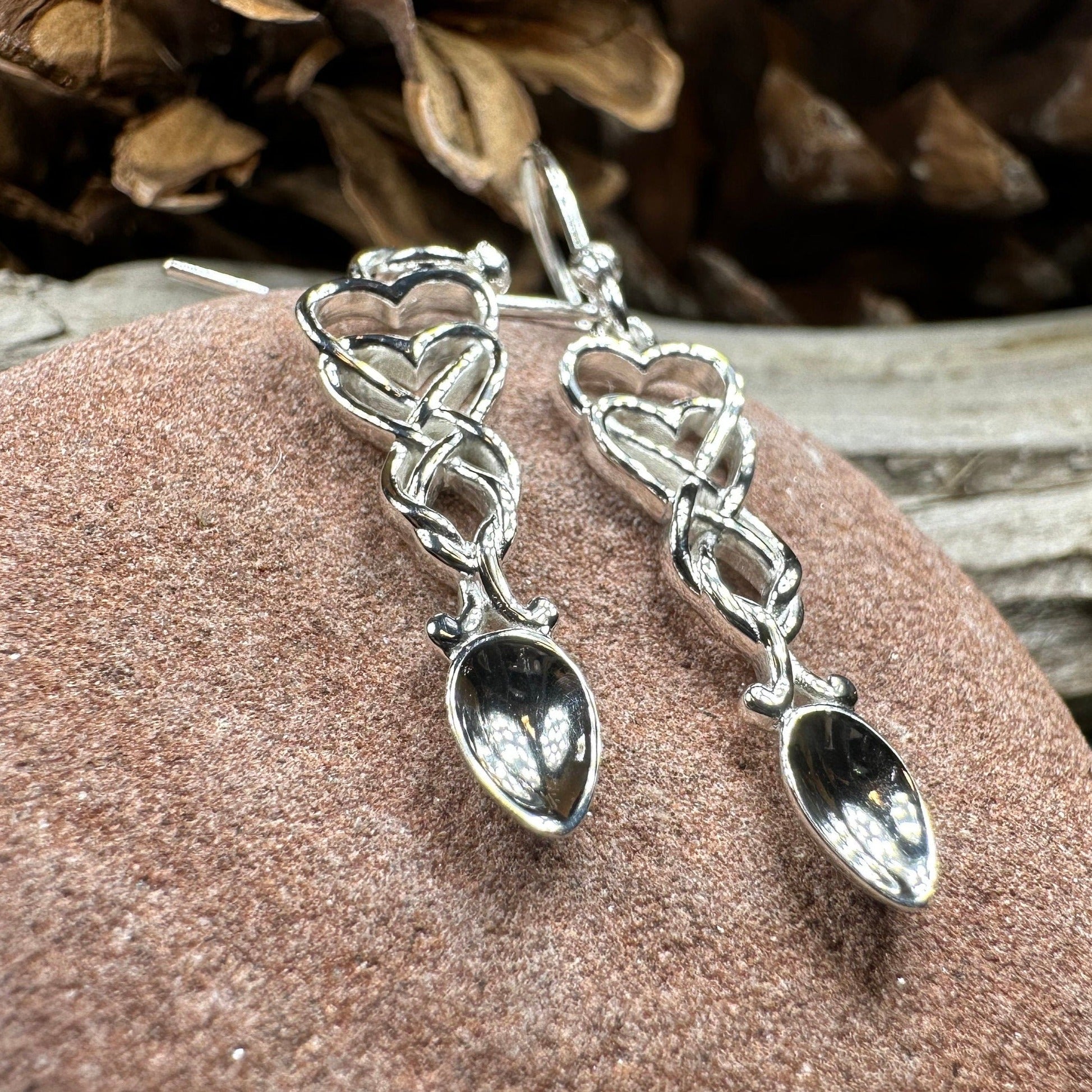 Welsh Love Spoon Earrings