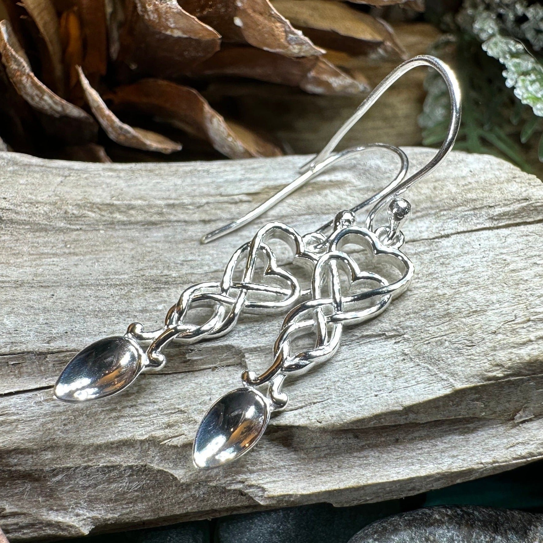 Welsh Love Spoon Earrings