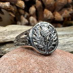 Heatherglen Thistle Signet Ring