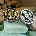 Elegant Thistle Cuff Links