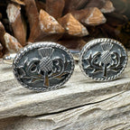 Traditional Thistle Cuff Links
