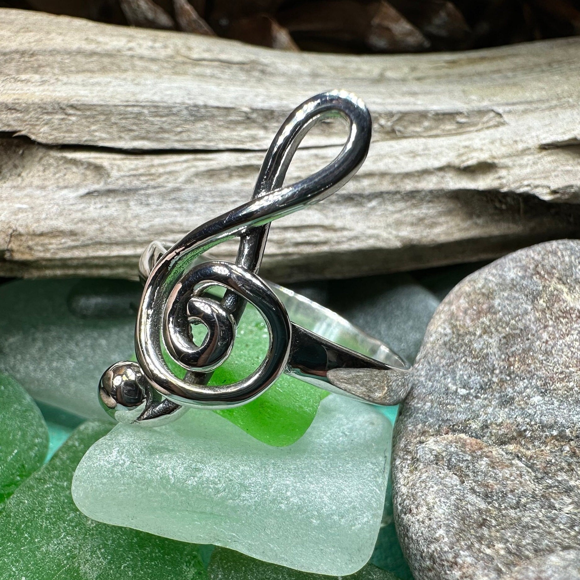 Bach Music Note Ring