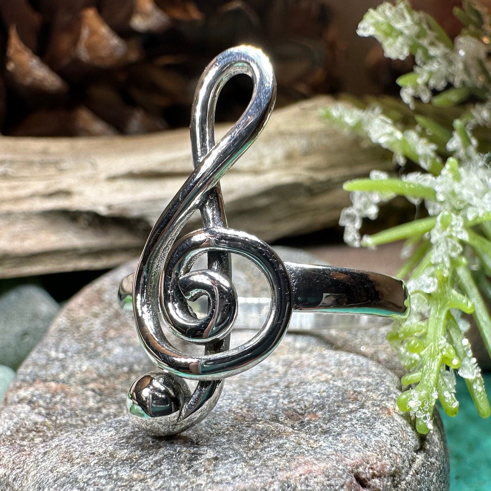 Bach Music Note Ring