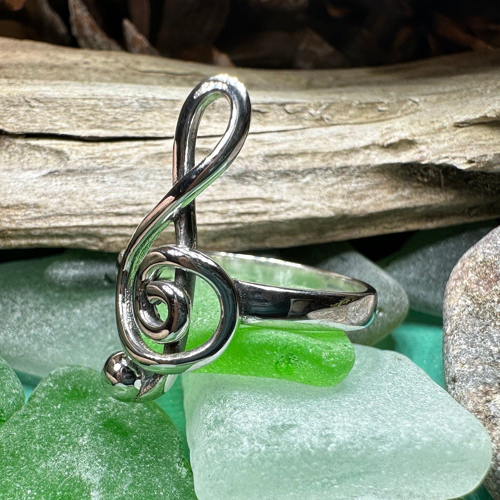 Bach Music Note Ring