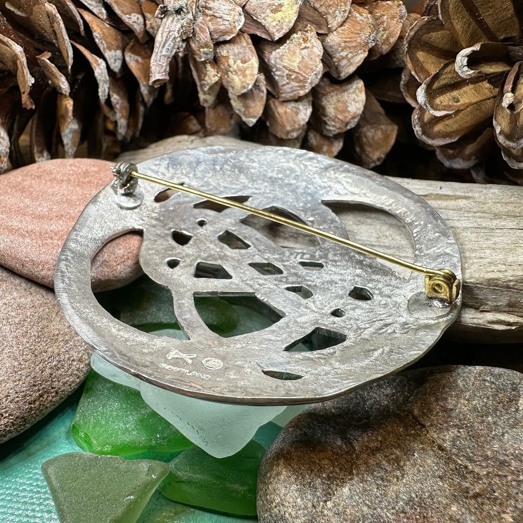 Amity Celtic Knot Tartan Brooch