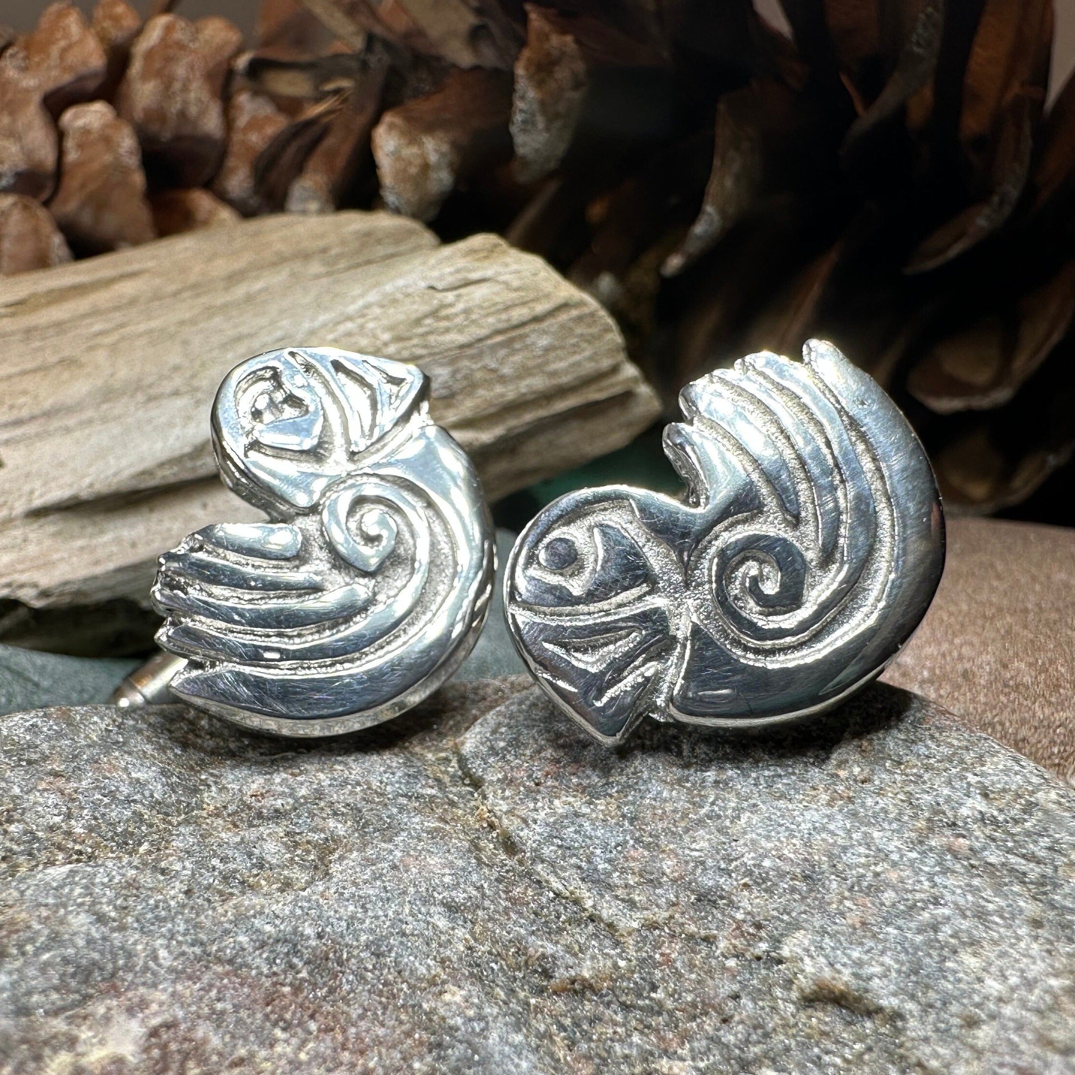 Celtic Puffin Cuff Links
