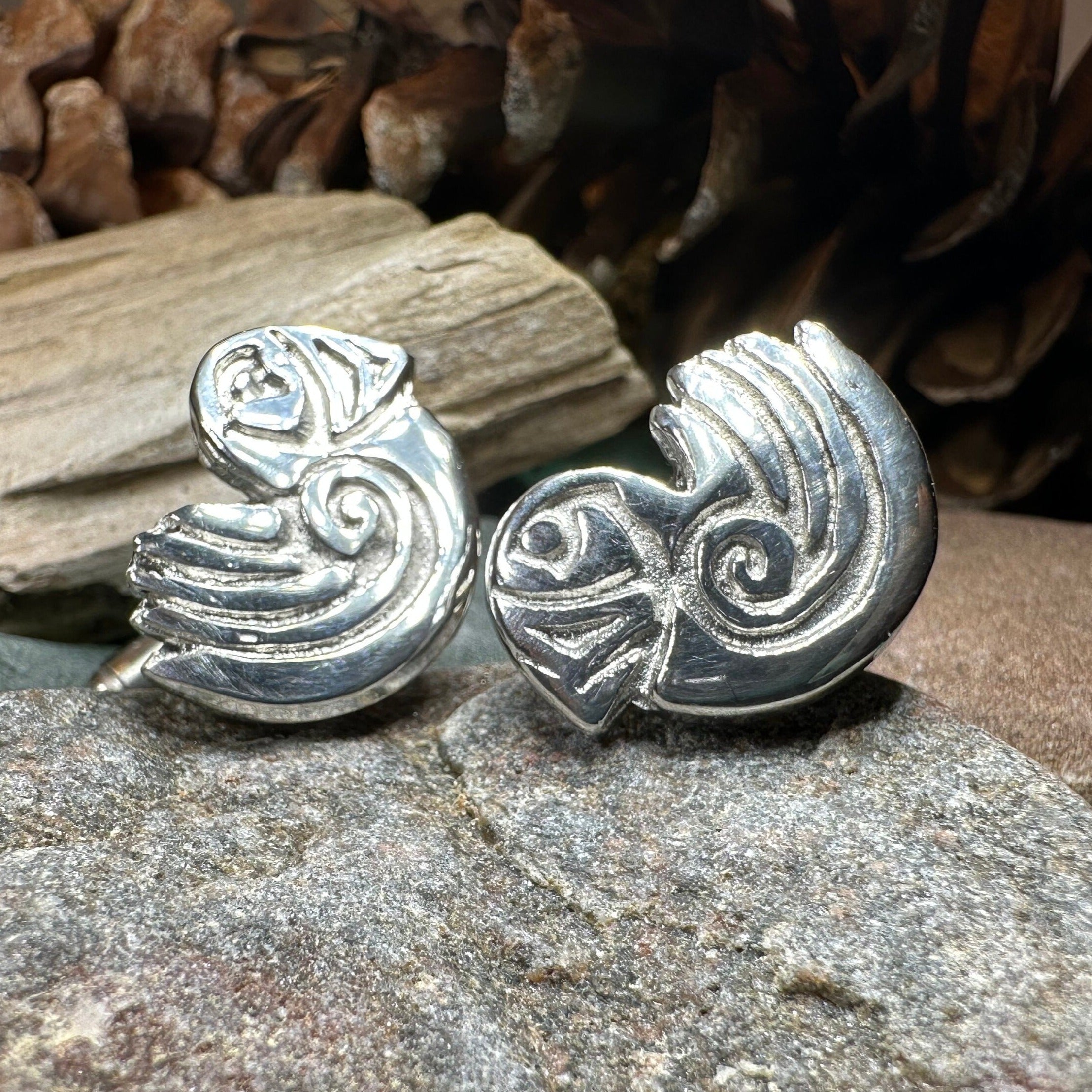 Celtic Puffin Cuff Links