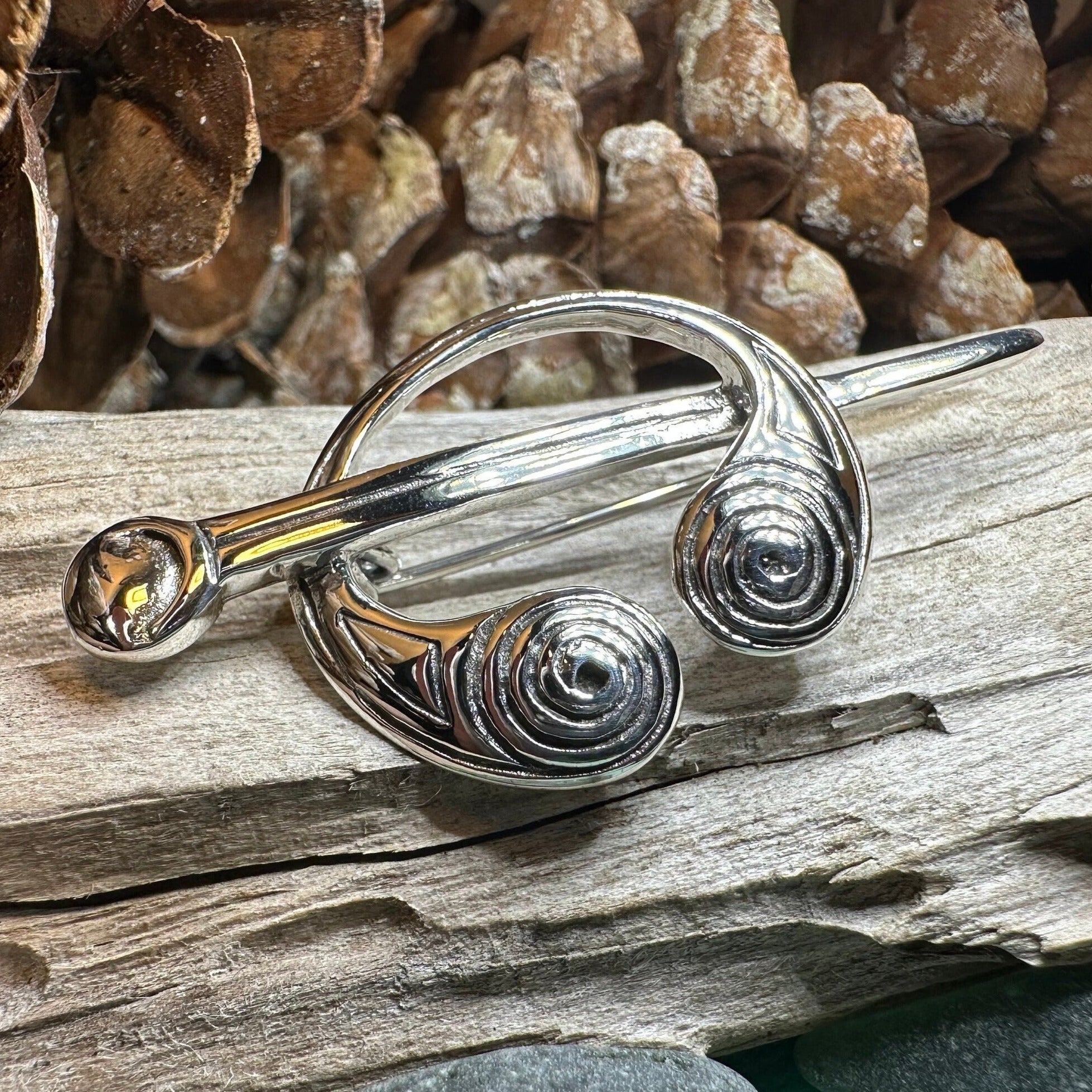Darini Celtic Spiral Brooch