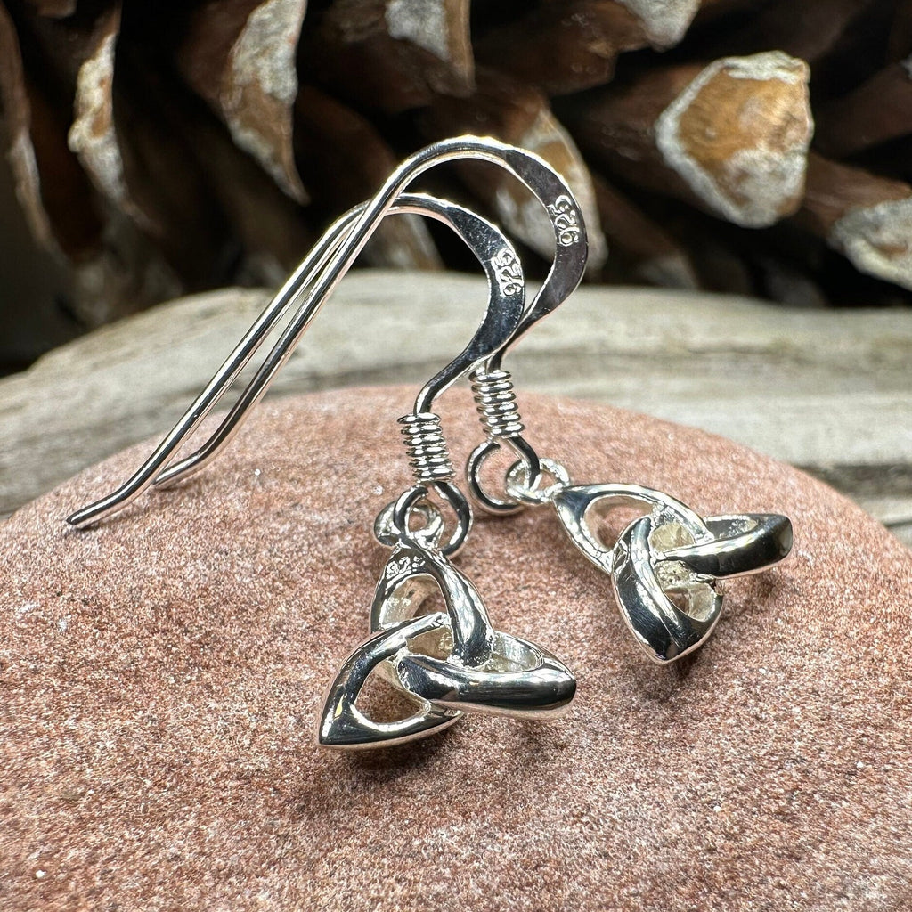 Petite 3-D Trinity Knot Earrings