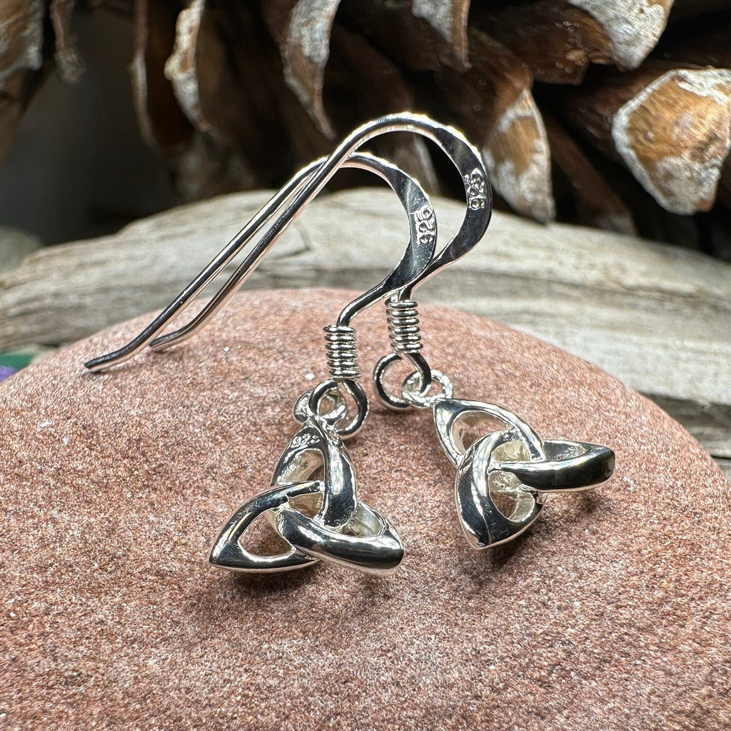 Petite 3-D Trinity Knot Earrings