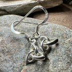Petite 3-D Trinity Knot Earrings
