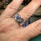 Rhoswen Thistle Band Ring