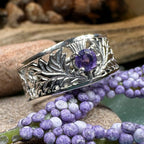 Rhoswen Thistle Band Ring