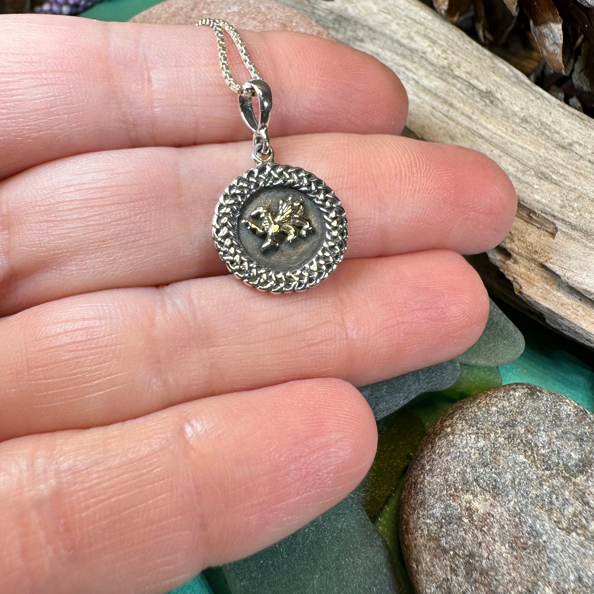 Welsh Dragon Celtic Necklace