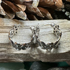 Laretta Celtic Hoop Earrings