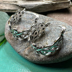 Laretta Celtic Hoop Earrings