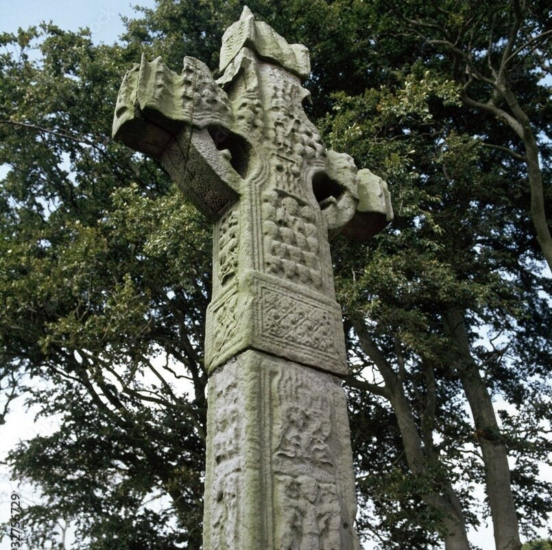Ardboe Celtic Cross Turf Statue