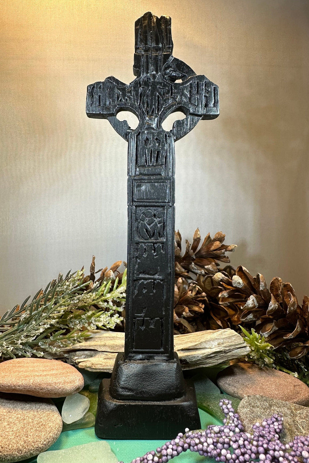 Ardboe Celtic Cross Turf Statue